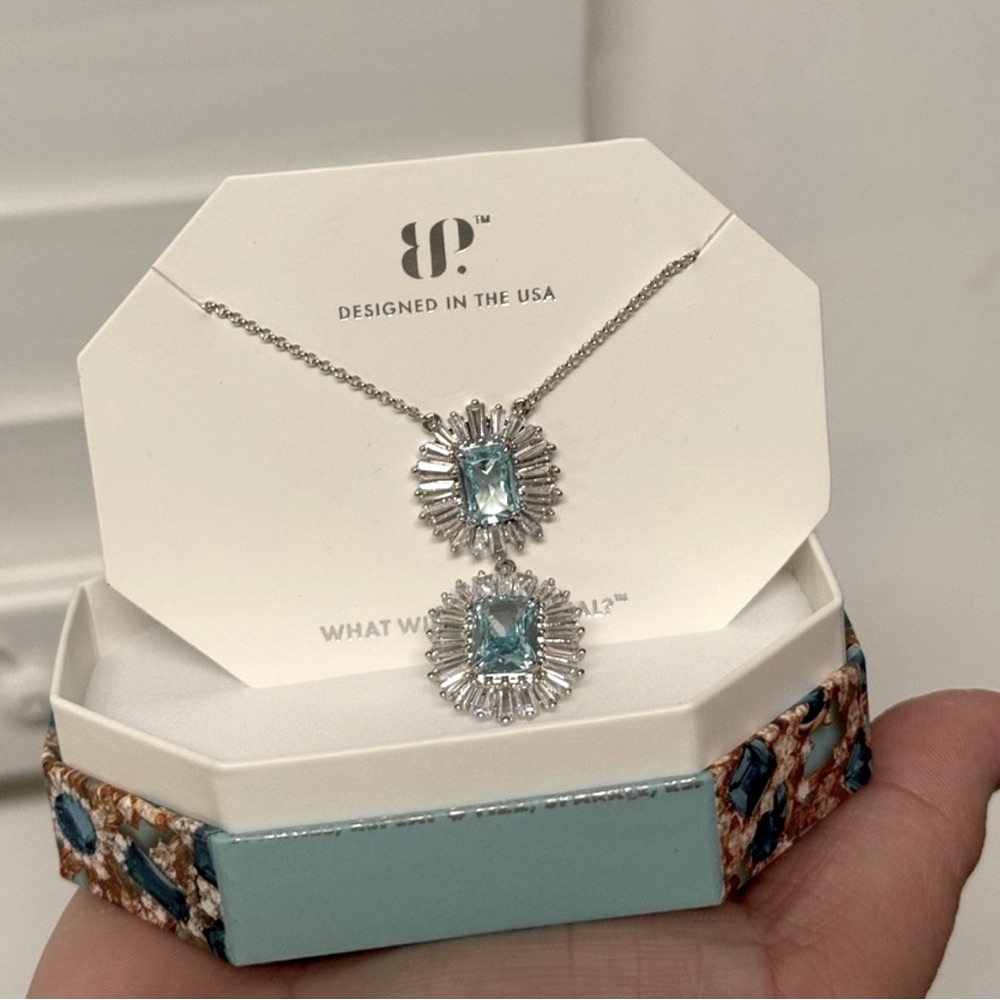 Bomb Party March Necklace Aquamarine - Picture 2 of 3